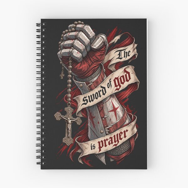 Item preview, The Sword of God Is Prayer — Christian Crusader Medieval Design designed and sold by TheSilmarillion.