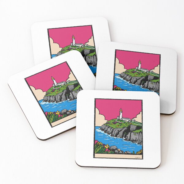 Item preview, South Stack Lighthouse, North Wales l Original British Landmark Art | GWART designed and sold by GWARTGB.