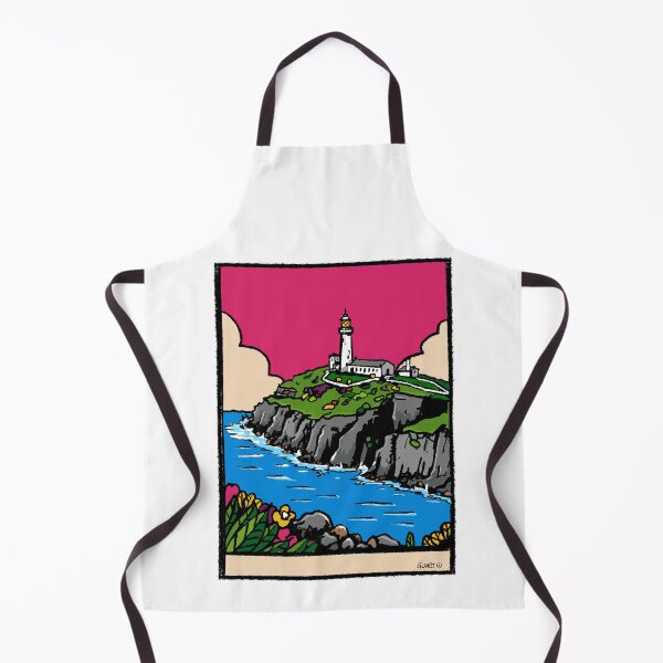 Item preview, South Stack Lighthouse, North Wales l Original British Landmark Art | GWART designed and sold by GWARTGB.