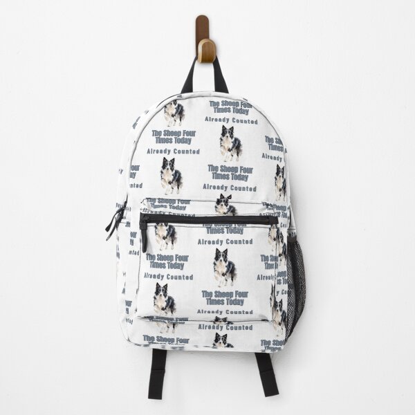 Item preview, Border Collie Counting Sheep Funny Insomnia Watercolour Tee designed and sold by NatureUnleashed.