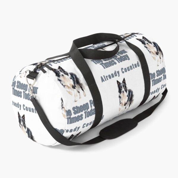 Item preview, Border Collie Counting Sheep Funny Insomnia Watercolour Tee designed and sold by NatureUnleashed.
