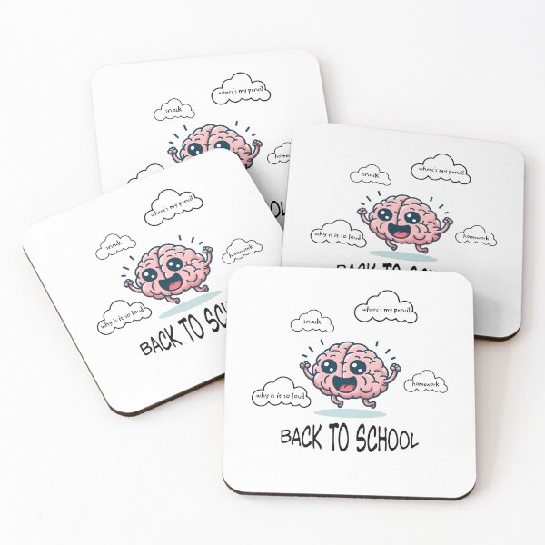 Item preview, Back To School Neurospicy Brain ADHD Funny Racing Thoughts designed and sold by lenalenspod.