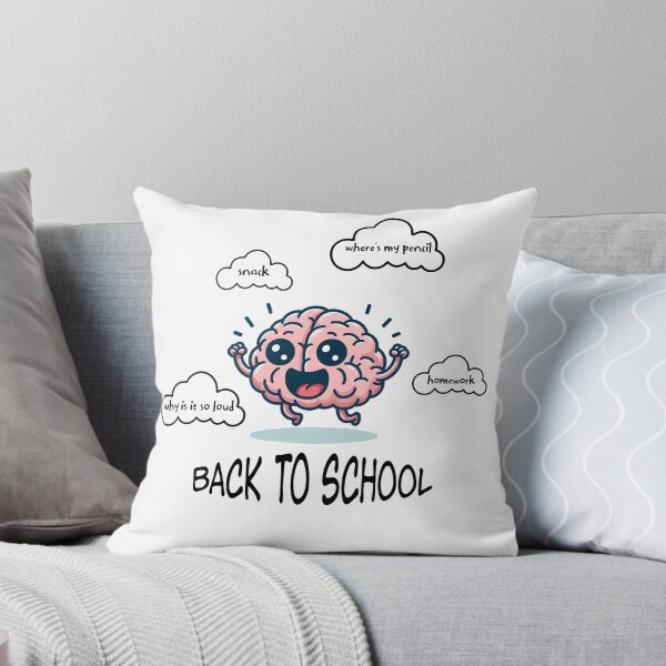Item preview, Back To School Neurospicy Brain ADHD Funny Racing Thoughts designed and sold by lenalenspod.