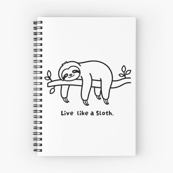Item preview, Live Like a Sloth | Cute Sloth Minimalist Line Art designed and sold by Little Moments Co..