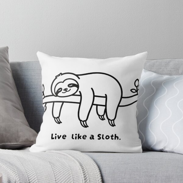 Item preview, Live Like a Sloth | Cute Sloth Minimalist Line Art designed and sold by Little Moments Co..