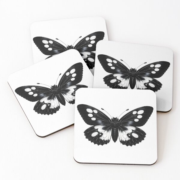 Item preview, Beautiful Black and White Butterfly Illustration designed and sold by AmirArtisanVibe.
