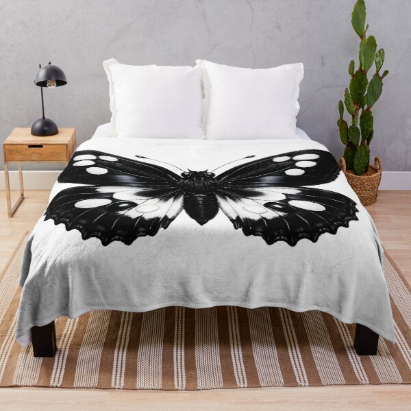 Item preview, Beautiful Black and White Butterfly Illustration designed and sold by AmirArtisanVibe.