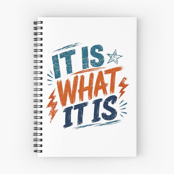 Item preview, It Is What It Is Life Philosophy Mindset Quote designed and sold by RetroMini2026.