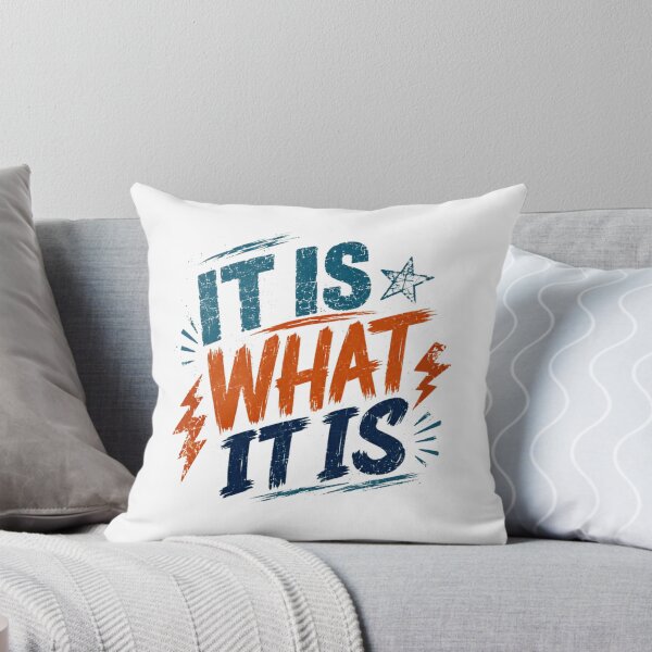 Item preview, It Is What It Is Life Philosophy Mindset Quote designed and sold by RetroMini2026.