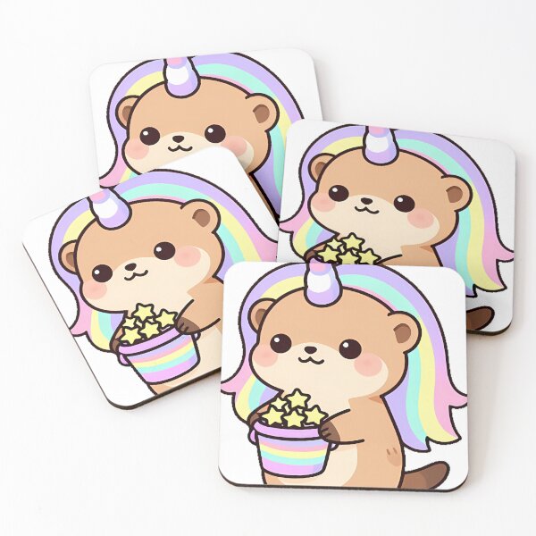 Item preview, Unicorn Meerkat with Star Bucket designed and sold by pumsquare.