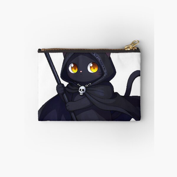 Item preview, Black Cat Reaper with Scythe designed and sold by IllumeInk.