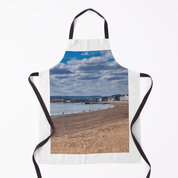 Item preview, Exmouth Beach and Oceanfront Seafront Fine Art Print, Sunny Devon Coastline Landscape Photography designed and sold by leonwoods.