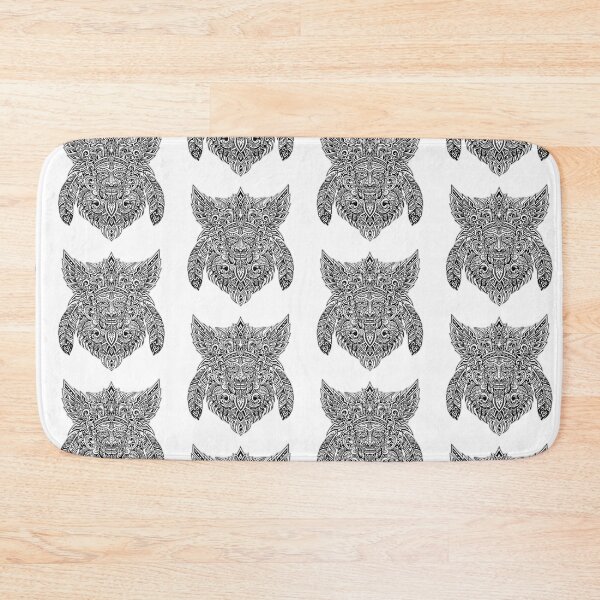 Item preview, Melanesian Ancestral Guardian – Pacific Line Art designed and sold by TribeAndTrend.