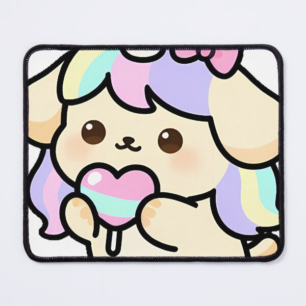 Item preview, Unicorn Puppy with Heart Lollipop designed and sold by pumsquare.