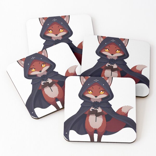 Item preview, Fox Reaper with Black Rose designed and sold by IllumeInk.