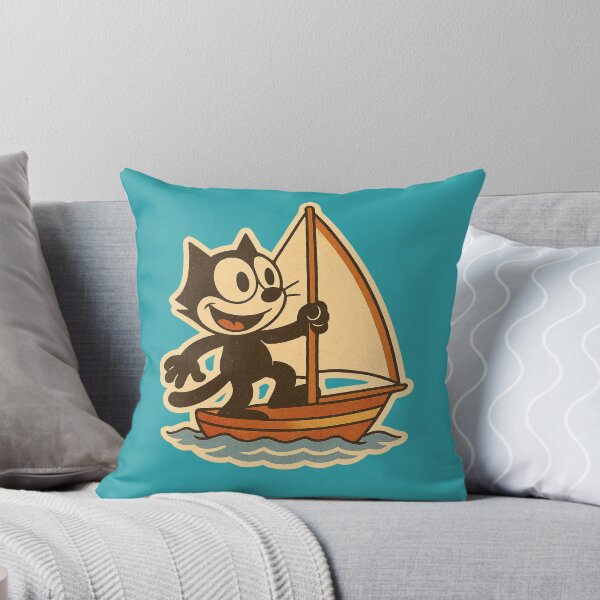 Item preview,  CAT ON A BOAT VINTAGE ILLUSTRATION designed and sold by infinitearte.