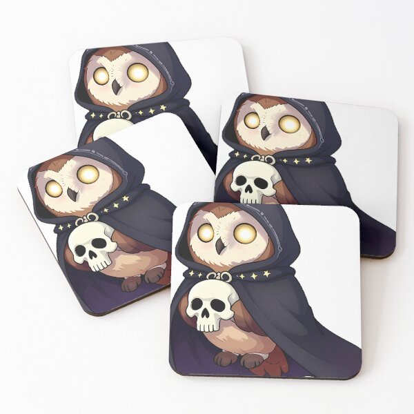 Item preview, Barn Owl Reaper with Skull designed and sold by IllumeInk.