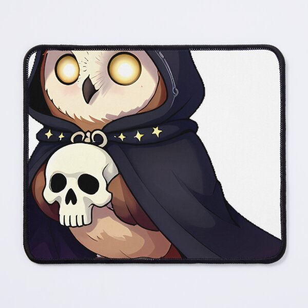 Item preview, Barn Owl Reaper with Skull designed and sold by IllumeInk.