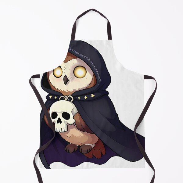 Item preview, Barn Owl Reaper with Skull designed and sold by IllumeInk.