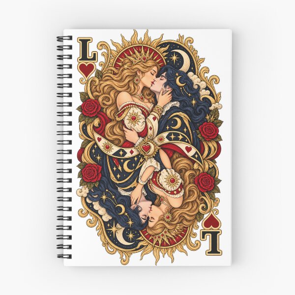Item preview, Sun and Moon Lovers – Celestial Romantic Playing Card designed and sold by ChicClicker.