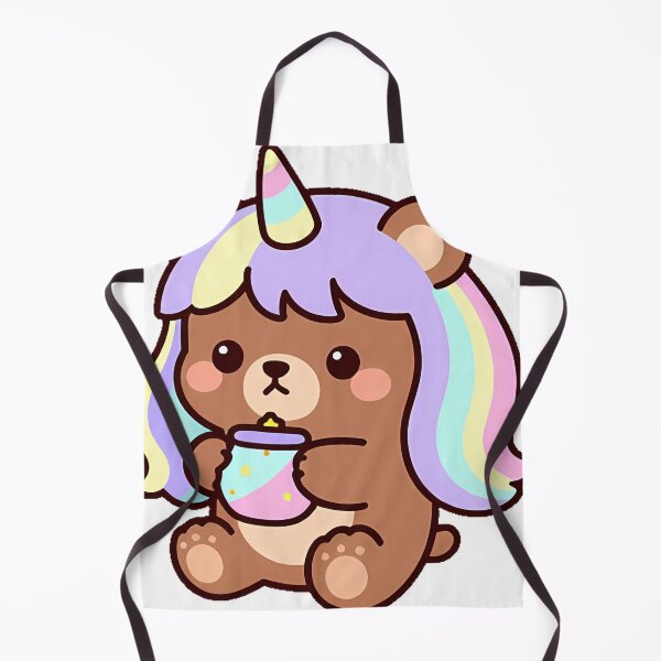 Item preview, Unicorn Bear Cub with Honey Star Jar designed and sold by pumsquare.