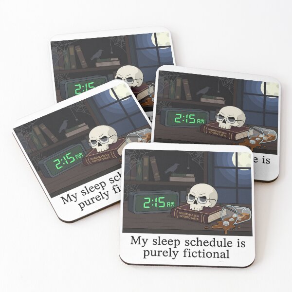 Item preview, Dark Academia Skull Reader Spilled Iced Coffee Aesthetic designed and sold by PrintivoraHub.
