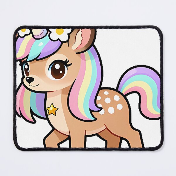 Item preview, Unicorn Fawn with Daisy Crown designed and sold by pumsquare.