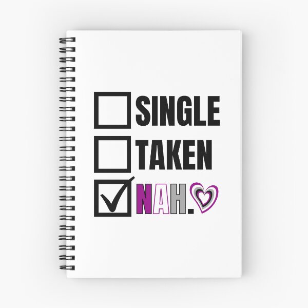 Item preview, Asexual Pride Relationship Status - Nah designed and sold by humnoo.