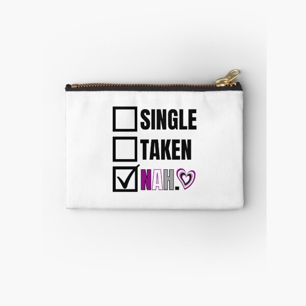 Item preview, Asexual Pride Relationship Status - Nah designed and sold by humnoo.