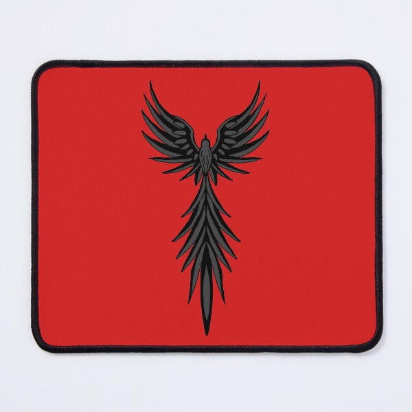 Item preview, Dark Charcoal Phoenix Tribal Firebird Art designed and sold by URSM.