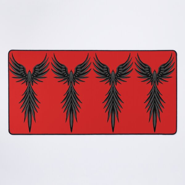 Item preview, Dark Charcoal Phoenix Tribal Firebird Art designed and sold by URSM.