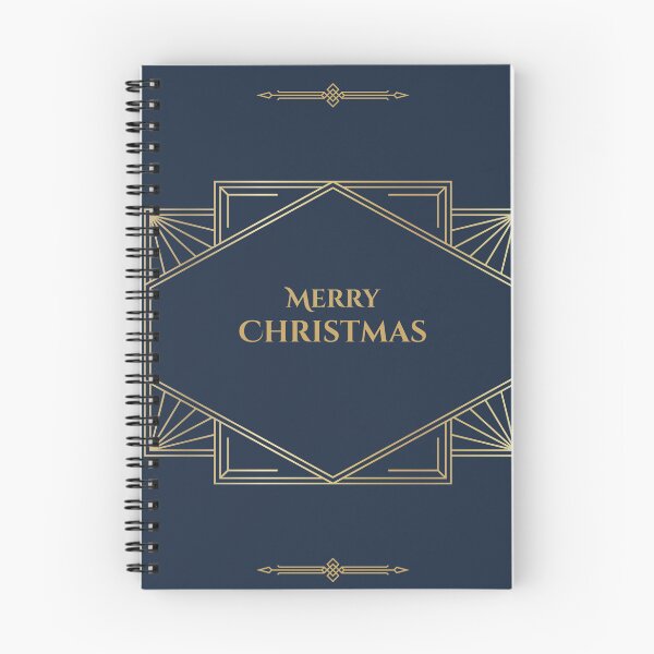 Item preview, Art Deco Christmas – Elegant 1920s Navy Blue and Gold Geometric Christmas designed and sold by lisa-diver.