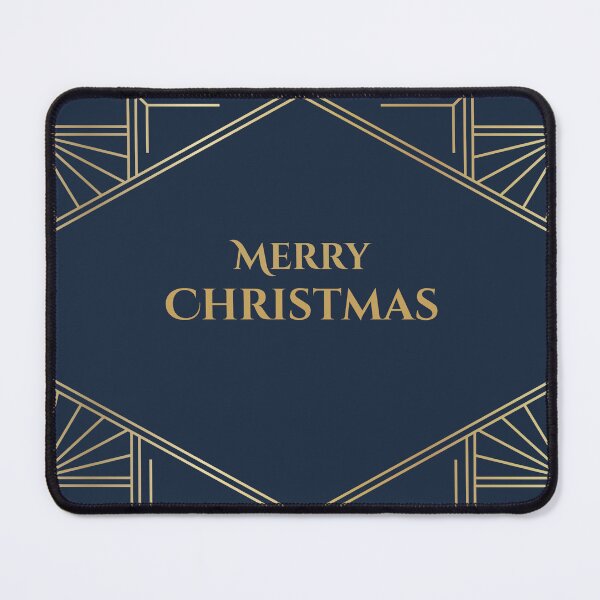 Item preview, Art Deco Christmas – Elegant 1920s Navy Blue and Gold Geometric Christmas designed and sold by lisa-diver.