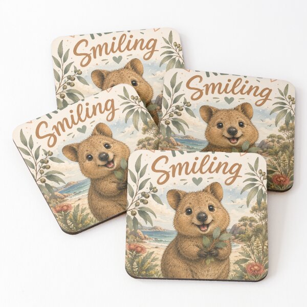 Item preview, Happy Quokka Keep Smiling Cute Australian Wildlife designed and sold by CartRex.