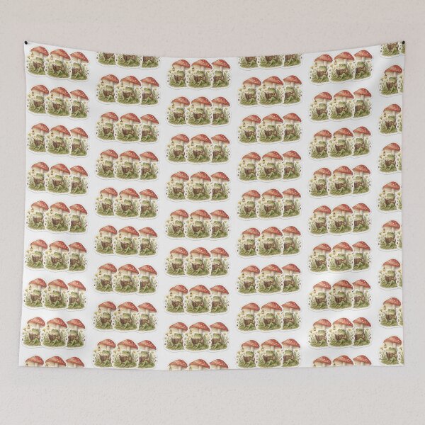 Item preview, ⁠Cottagecore Frog Reading Book Cute Floral Sticker⁠ designed and sold by Julia9632.