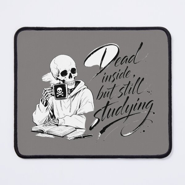 Item preview, Skeleton Studying - Dead Inside But Still Studying designed and sold by ManggaeJM.
