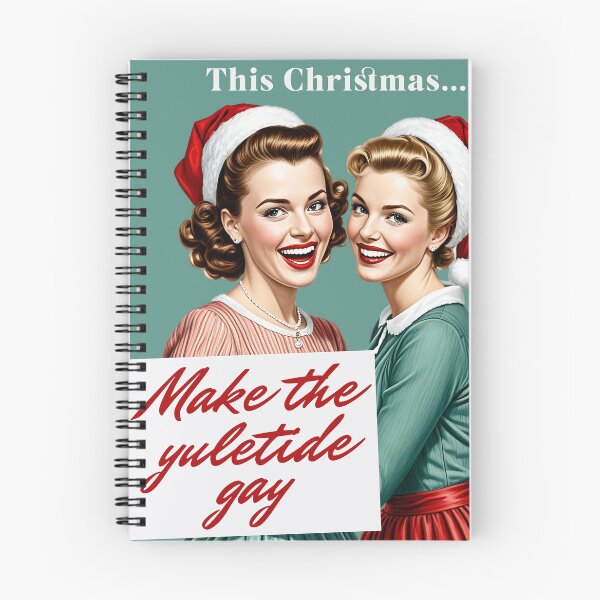 Artikelvorschau, Vintage-Lesbenweihnachten: Macht die Weihnachtszeit schwul entworfen und verkauft von humnoo.