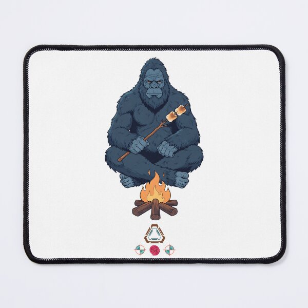 Item preview, Bigfoot Roasting Marshmallows - Funny Sasquatch Camping Cryptid T-Shirt designed and sold by Whimsy Trail Co.