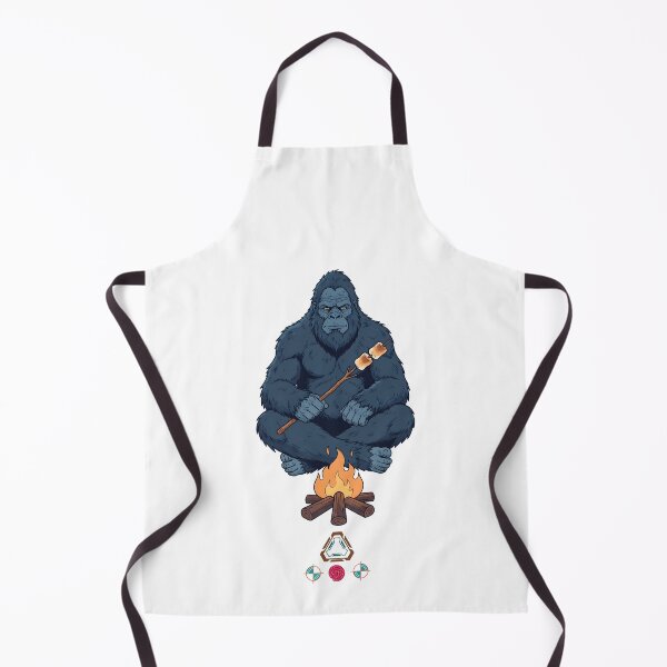 Item preview, Bigfoot Roasting Marshmallows - Funny Sasquatch Camping Cryptid T-Shirt designed and sold by Whimsy Trail Co.