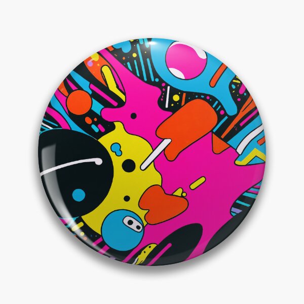 Item preview, Colorful Abstract Doodle Explosion – Funky Pop Art Pattern designed and sold by IMuDesigner.