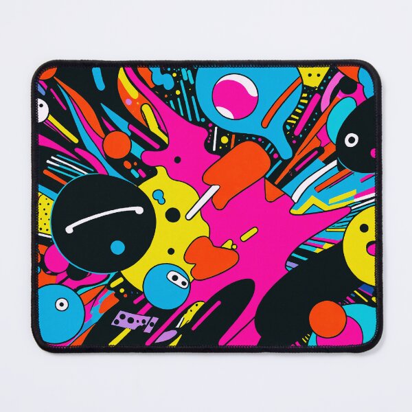 Item preview, Colorful Abstract Doodle Explosion – Funky Pop Art Pattern designed and sold by IMuDesigner.