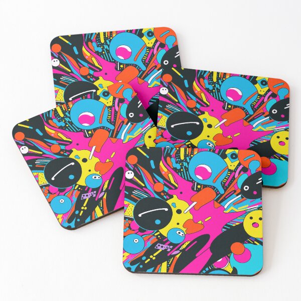 Item preview, Colorful Abstract Doodle Explosion – Funky Pop Art Pattern designed and sold by IMuDesigner.