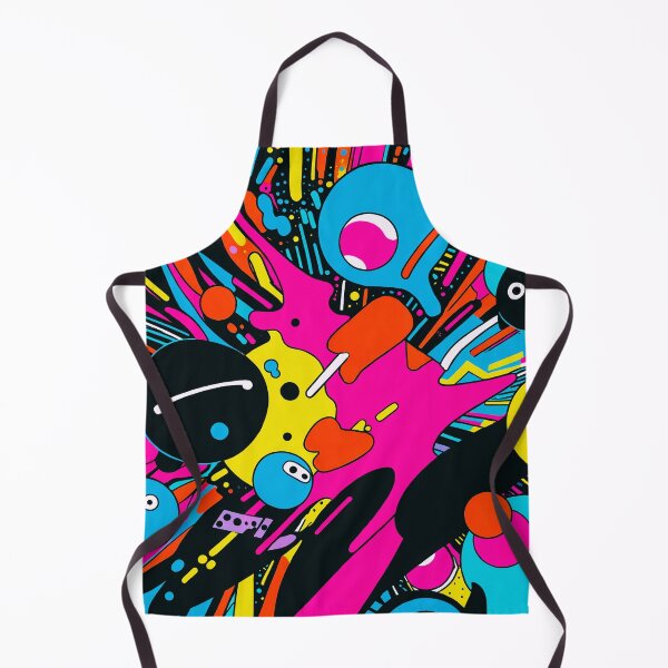 Item preview, Colorful Abstract Doodle Explosion – Funky Pop Art Pattern designed and sold by IMuDesigner.