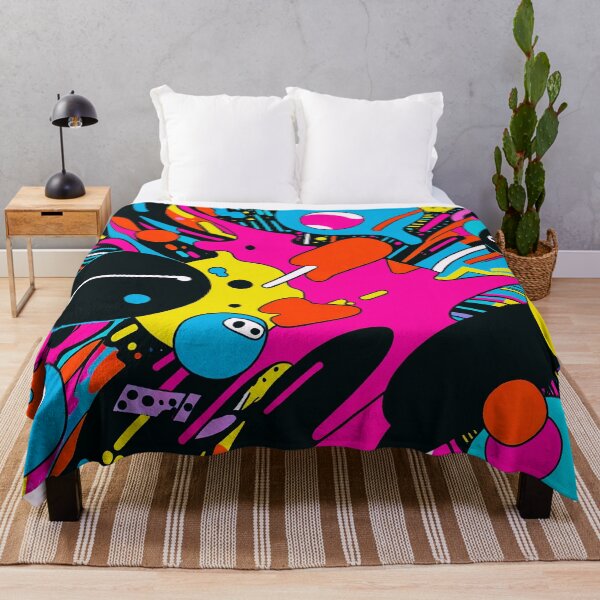 Item preview, Colorful Abstract Doodle Explosion – Funky Pop Art Pattern designed and sold by IMuDesigner.