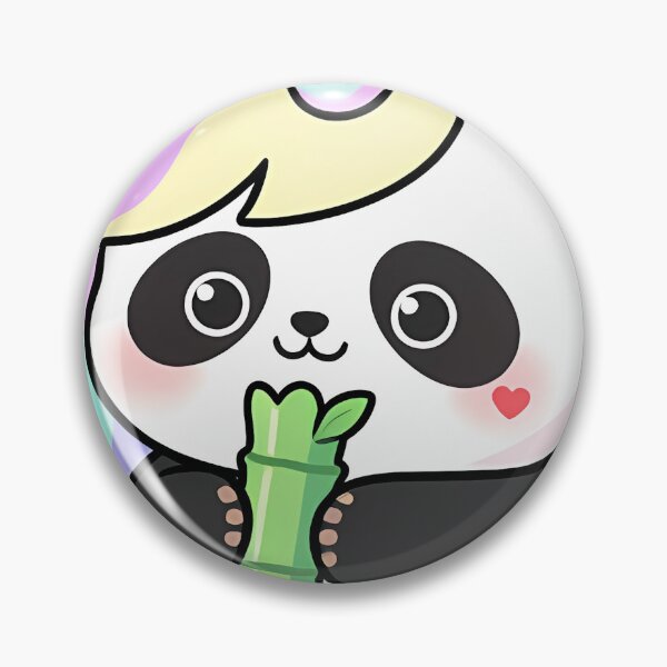 Item preview, Unicorn Panda with Bamboo Lollipop designed and sold by pumsquare.