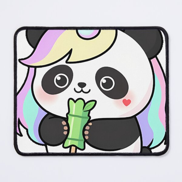 Item preview, Unicorn Panda with Bamboo Lollipop designed and sold by pumsquare.