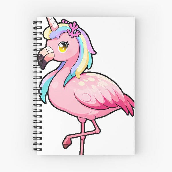 Item preview, Unicorn Flamingo with Coral Crown designed and sold by pumsquare.
