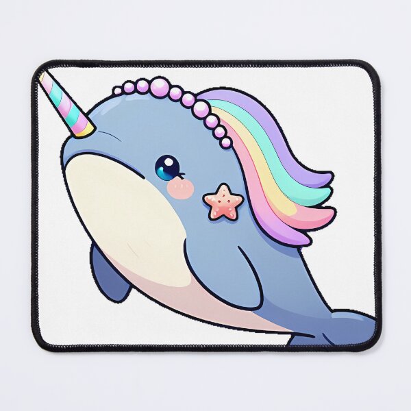 Item preview, Unicorn Narwhal with Pearl Crown designed and sold by pumsquare.