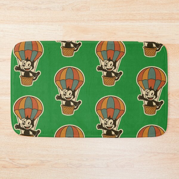 Item preview, Vintage Cat on a Hot Air Balloon designed and sold by infinitearte.