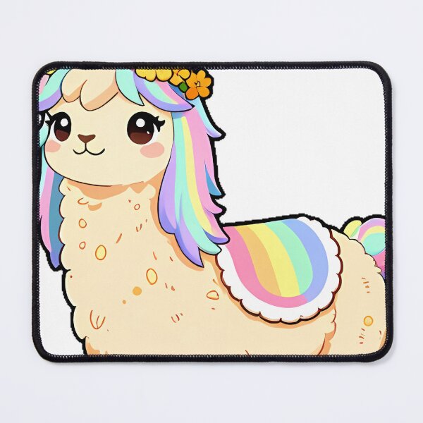 Item preview, Unicorn Llama with Marigold Crown designed and sold by pumsquare.